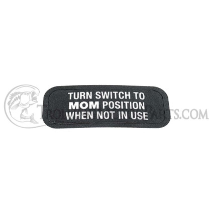 Minn Kota PowerDrive Foot Pedal On/Off Switch Decal - 2316600
