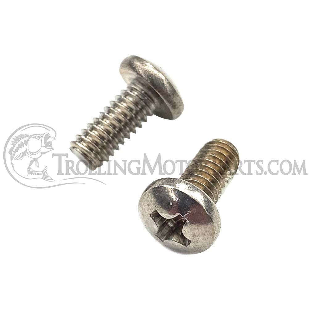 Motor Guide Brush Plate Screw (#8-32 x 1