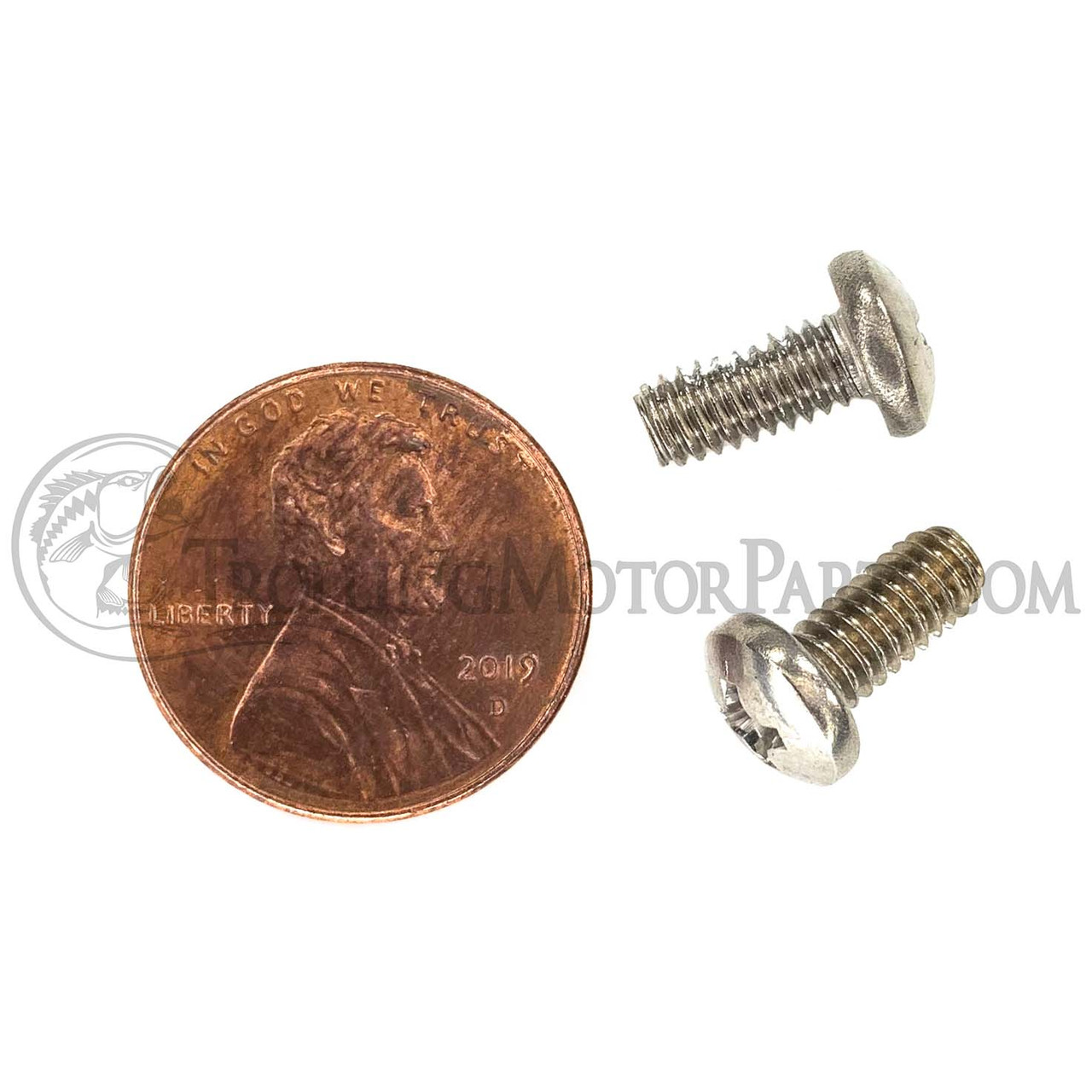 Motor Guide Brush Plate Screw (#8-32 x 1
