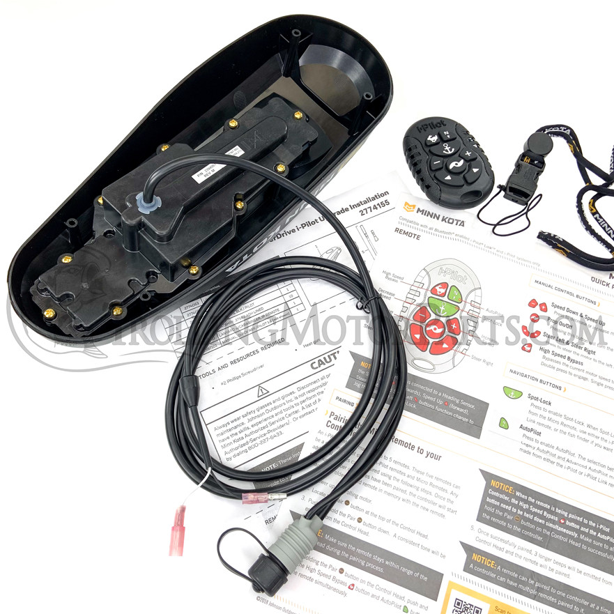 Conversion I-Pilot 24V V1 Kit De Conversion Bluetooth I-Pilot Pour Moteur Minn Kota PowerDrive V1 (24V, Avant 2007) - Neuf, Ref. 2774155-V1 I-Pilot Minn Kota PowerDrive V1