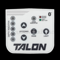Minn Kota Talon Bezel Panel Decal (White)(Bluetooth)