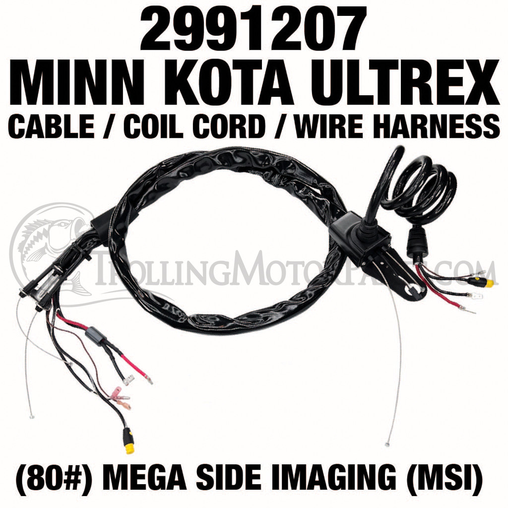Minn Kota Ultrex Cable / Coil Cord / Wire Harness Assembly (MSI)(24 ...