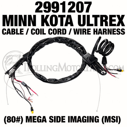 Minn Kota Ultrex Cable / Coil Cord / Wire Harness Assembly (MSI)(24 Volt) - 2991207
