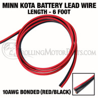 Minn Kota 6ft. Battery Lead Wire (10AWG)(Red/Black)
