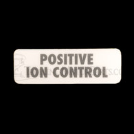 Cannon Downrigger Positive Ion Control Decal (White) - 3395700