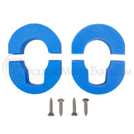 Minn Kota Fortrex Shaft Clamp Cable Keeper (2-Pack)(Blue) - MK-FTX-KCSC-2BLUE