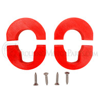 Minn Kota Fortrex Shaft Clamp Cable Keeper (2-Pack)(Red) - MK-FTX-KCSC-2RED