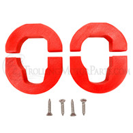 Minn Kota Ultrex Quest Shaft Clamp Cable Keeper (2-Pack)(Red) - MK-UTX-QST-KCSC-2RED