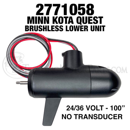Minn Kota Quest Brushless Lower Unit (Black)(100") - 2771058