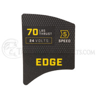 Minn Kota Edge 70 Top Cover Decal (Foot Control)