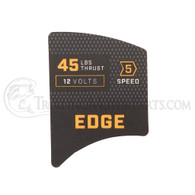 Minn Kota Edge 45 Top Cover Decal (Foot Control)