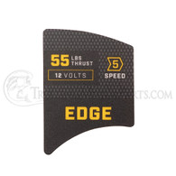 Minn Kota Edge 55 Top Cover Decal (Foot Control)