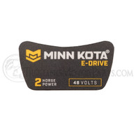 Minn Kota E-Drive Top Cover Shroud Decal