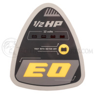 Minn Kota Electric Outboard Decal (EO 1/2 HP)(12 Volt)