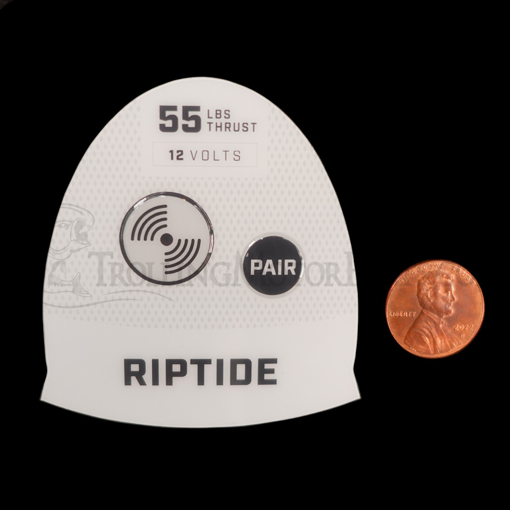Minn Kota Riptide 55 BT Top Cover Push Button Decal (I-Pilot