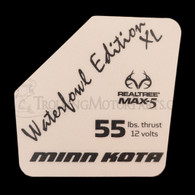 Minn Kota Camo 55 Decal (Waterfowl Edition)(Realtree Max-5) 