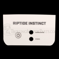Minn Kota Riptide Instinct Quest Control Panel Decal (White)(SW) - 2205611