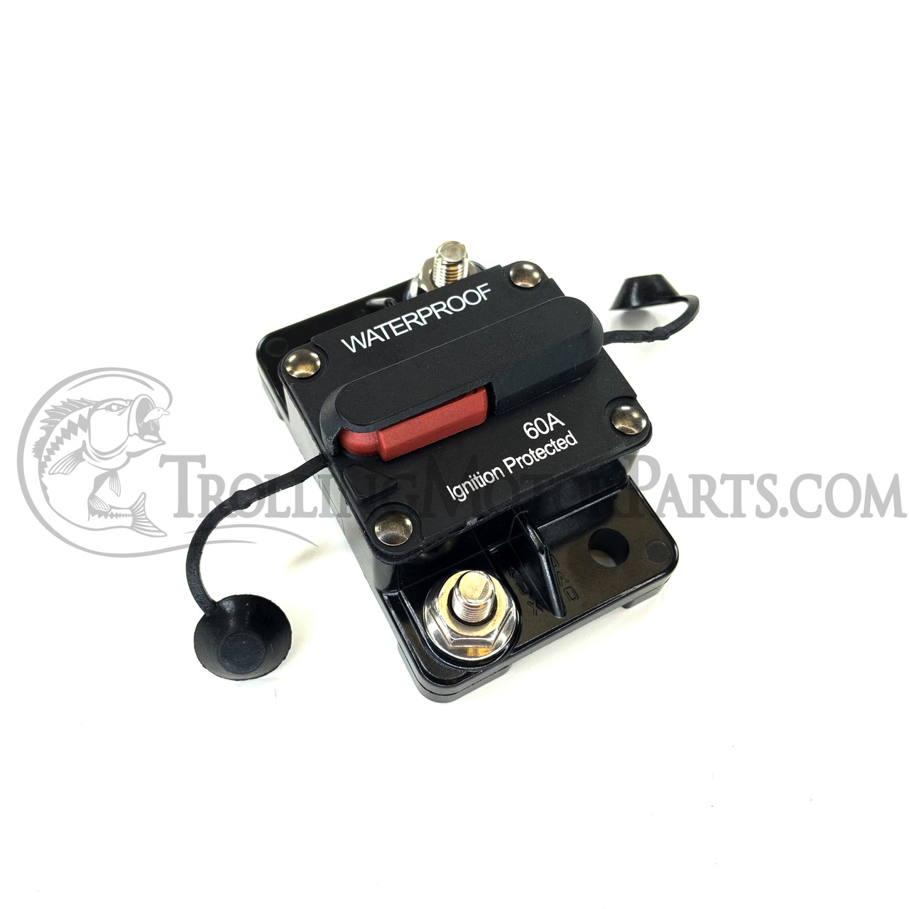 RKURCK 12V-48V DC 90 Amps Waterproof Circuit Breaker with Manual Reset for Marine Trolling Motors Boat ATV 90A RKURCK 12V-48V DC 90 Amps Waterproof Circuit Breaker with Manual Reset for Marine Trolling Motors Boat ATV 90A