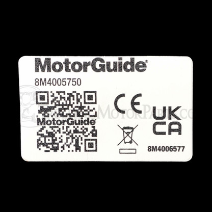 Motor Guide Tour Pro Programmer Decal - 8M4006577