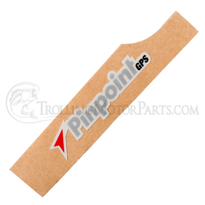 Motor Guide Pinpoint GPS Decal (Saltwater - White) - 001011286