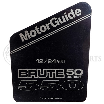Motor Guide Brute 550 Decal (50 lb.)(12/24 Volt)(New Style) - MAT05609