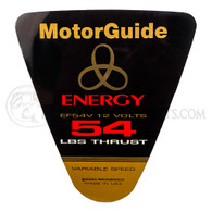 Motor Guide Energy 54 Decal (EF54V) - MCF05616