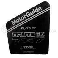 Motor Guide Brute 767 Decal (67 lb.)(12/24 Volt) - MBF05617