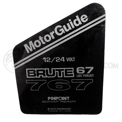 Motor Guide Brute 767 Decal (67 lb.)(12/24 Volt) - MBF05617