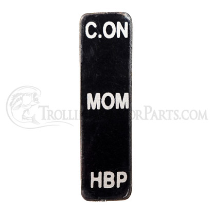 Motor Guide Toggle Switch Decal (CON/MOM/HBP) - MLP05703