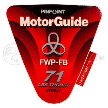 Motor Guide Freshwater 71 Decal (FWP-FB) - MFF19007T
