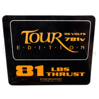 Motor Guide Tour 81 Decal (781V)