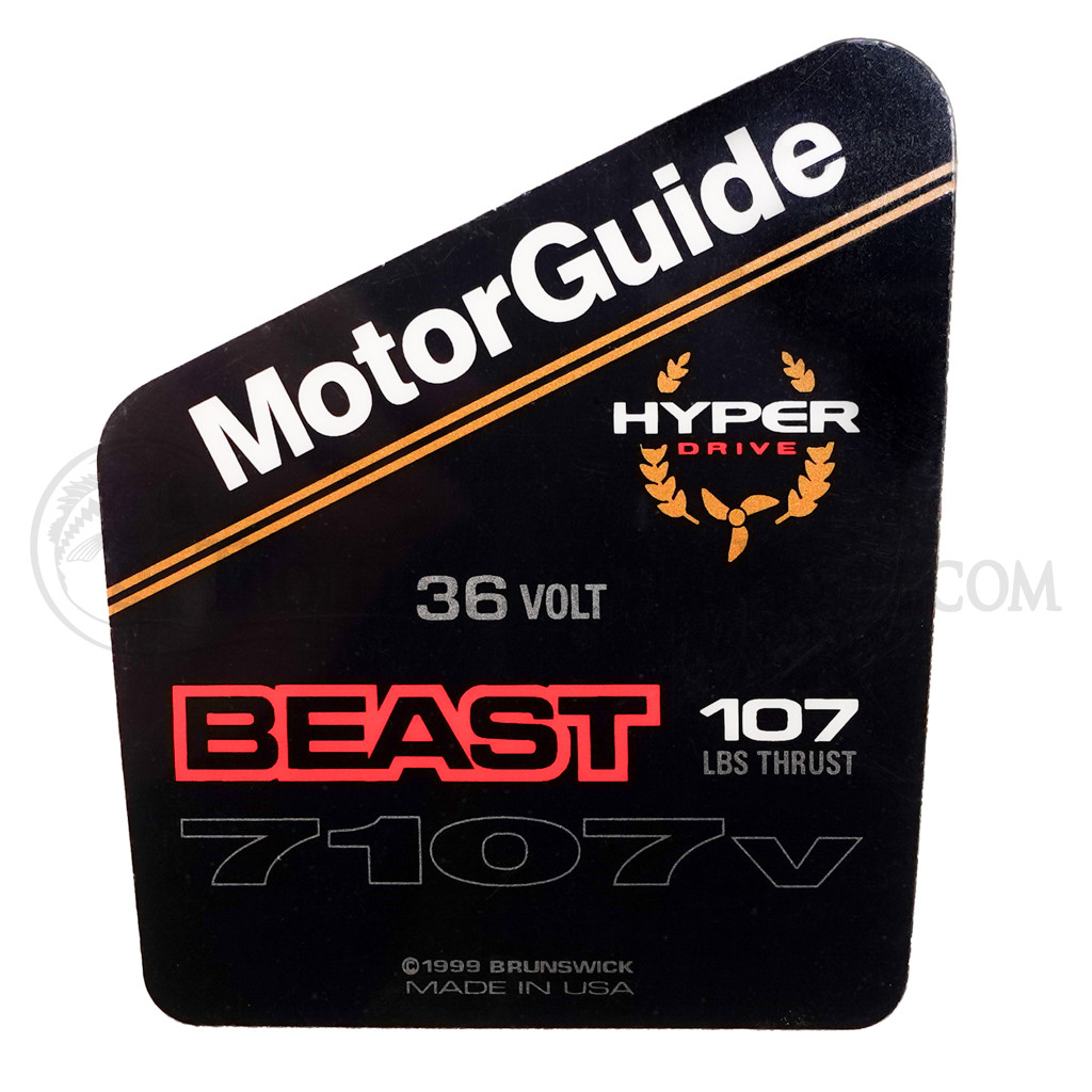 5/5.5/6ステッカー Motor Guide Beast 107 Decal (7107V) - MAF05610