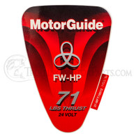 Motor Guide Freshwater 71 Decal (FW-HP)