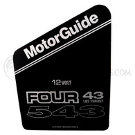 Motor Guide Four 543 Decal (43 lb.)(12 Volt)
