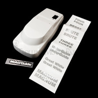 Motor Guide Control Box Top Cover Kit w/ Decals (White)