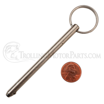 Motor Guide Pin w/ Ring (3.5" x .250") - MAK10301T