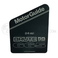 Motor Guide Brute 55 Decal - MFR05608
