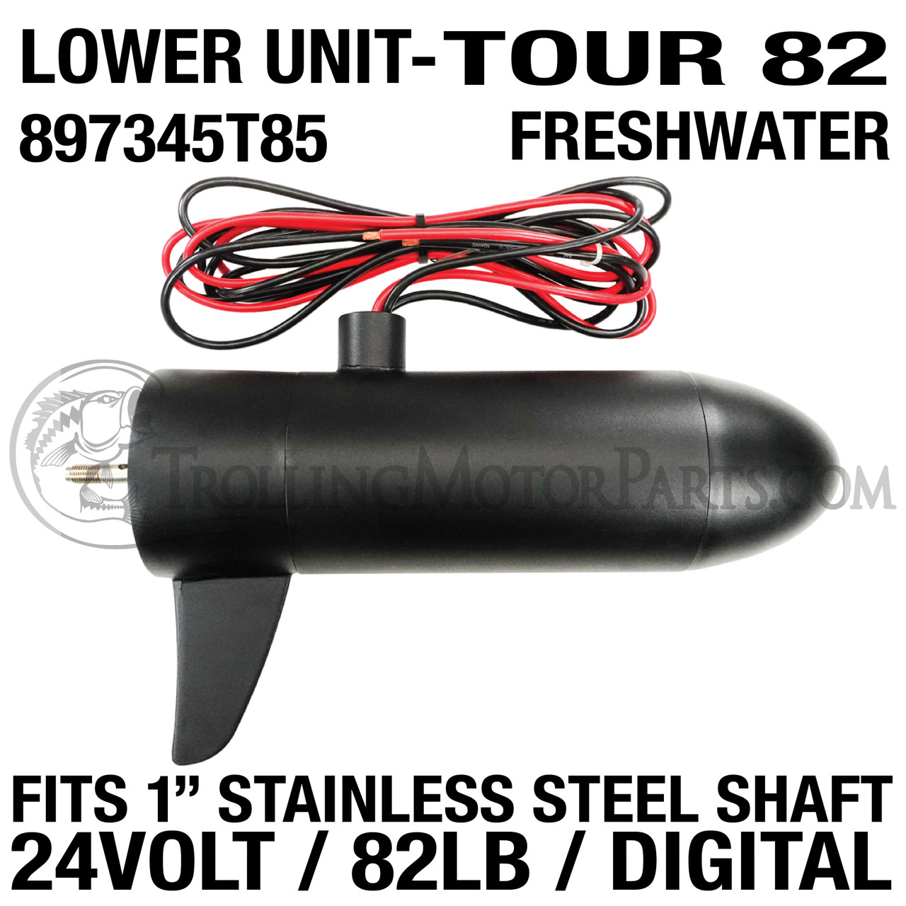モーターガイドMotorGuide Digital Tour 24V 82lb Motor Guide Lower Unit (82# Digital) (Tour) (1