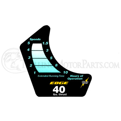 Minn Kota Edge 40 Decal (Foot Control) (Old Style) - 2265671
