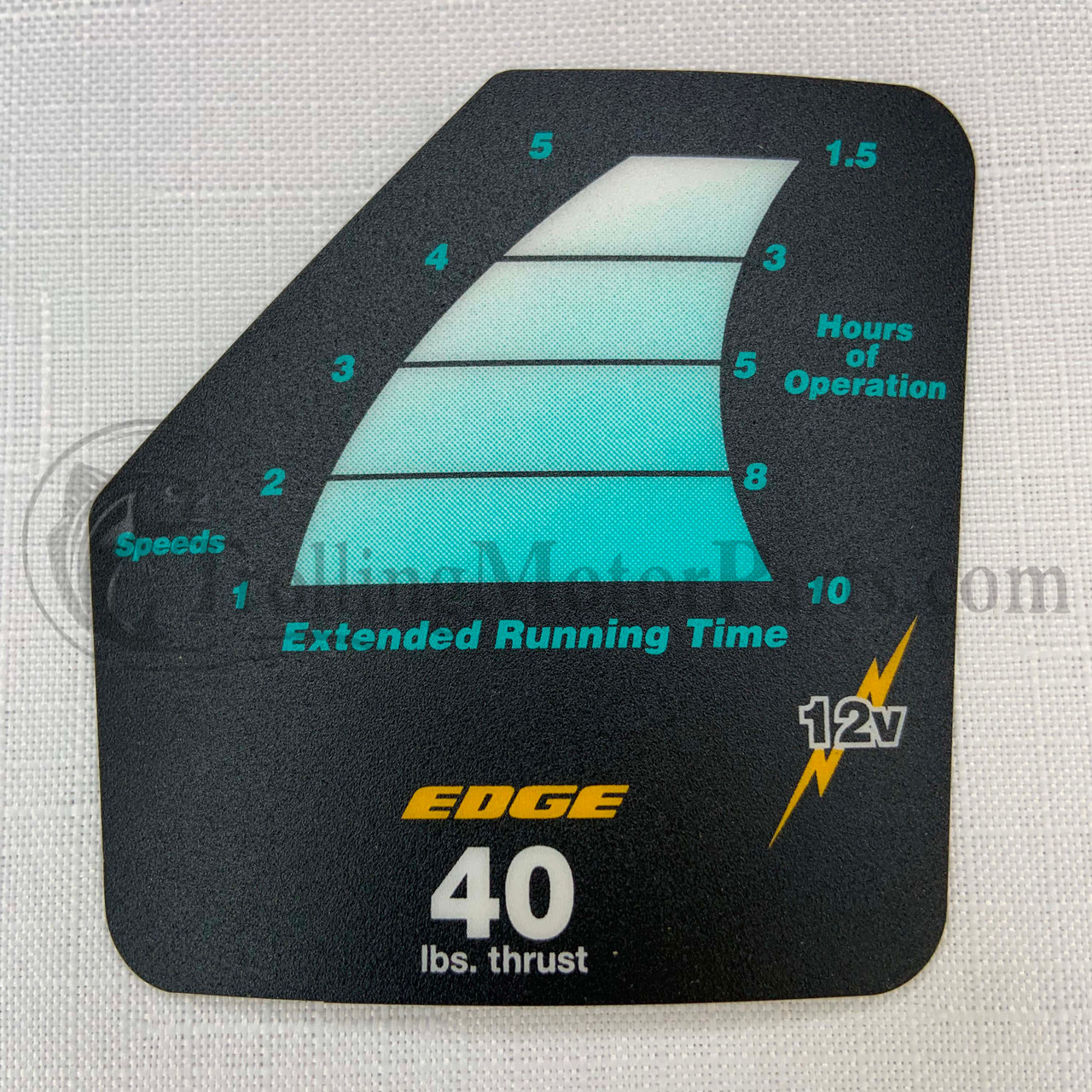 Minn Kota Edge 40 Decal Hand Control Old Style Trollingmotorparts Com