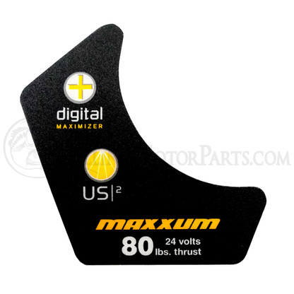 Minn Kota Maxxum 80/US2 Decal (Old Style) - 2265694