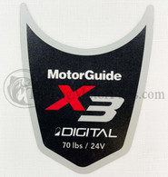 Motor Guide X3 70 Decal (Digital)