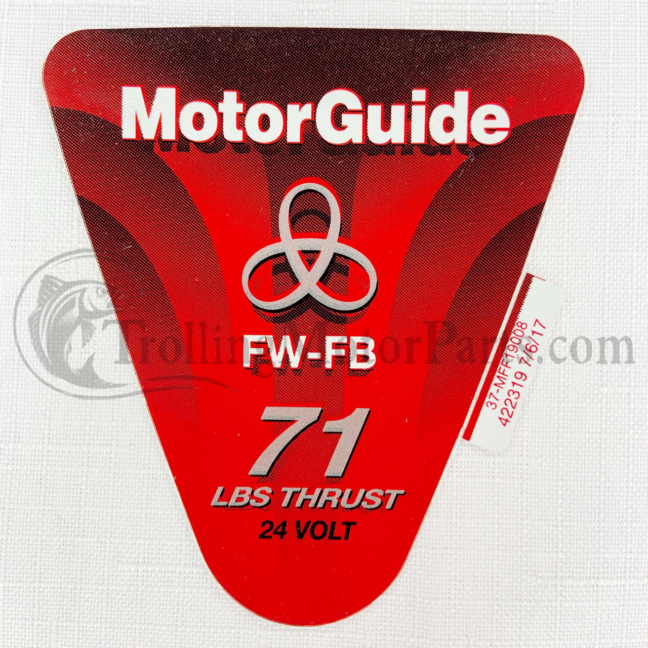 Motor Guide Freshwater 71 Decal (FW-FB) - MFF19008T