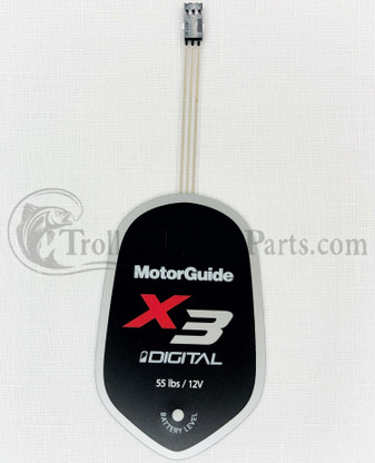 Motor Guide X3 55 Decal (Digital) (Hand Control) - 8M0105550