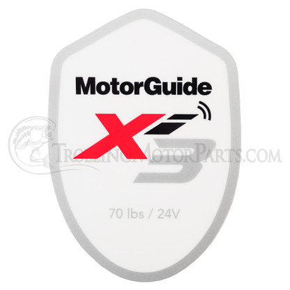 Motor Guide Xi3 70 Decal (Saltwater) - 8M0137683-70 / 001016292