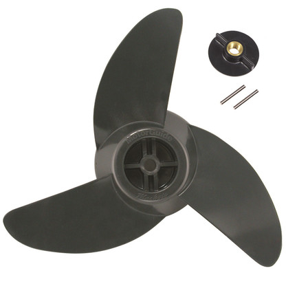 Motor Guide Three-Blade Machete 3 Prop Kit (Gray) - MGA089G-KIT