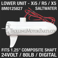 Motor Guide Lower Unit (80# Digital) (1.25") (Saltwater)