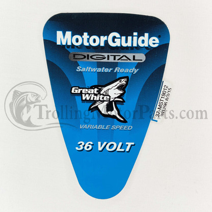 Motor Guide Saltwater 109 Decal (Digital) (Hand-Op) - MST19012T