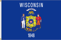 Carlson State Flag - Wisconsin
