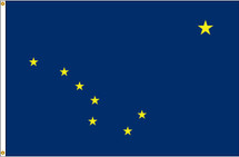 Red Lion State Flag - Alaska